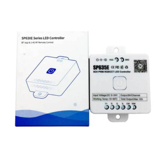 New PWM LED Controller Bluetooth Music Controller for LED Strips and LED Lights iOS/Android App Control