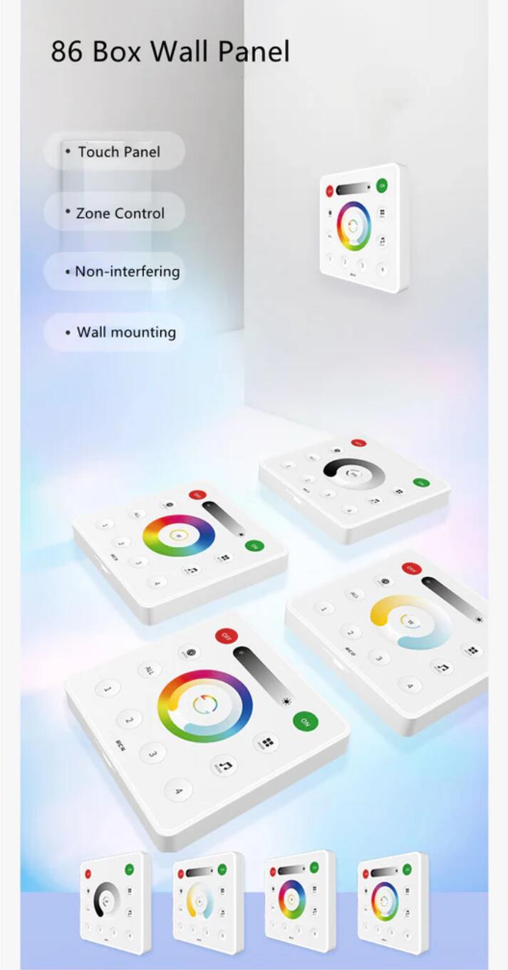 New PWM LED Controller Bluetooth Music Controller for LED Strips and LED Lights iOS/Android App Control