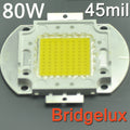 Bridgelux 80W High Power LED Chip Light 7200 Lumens 45*45mil Chip LED Light