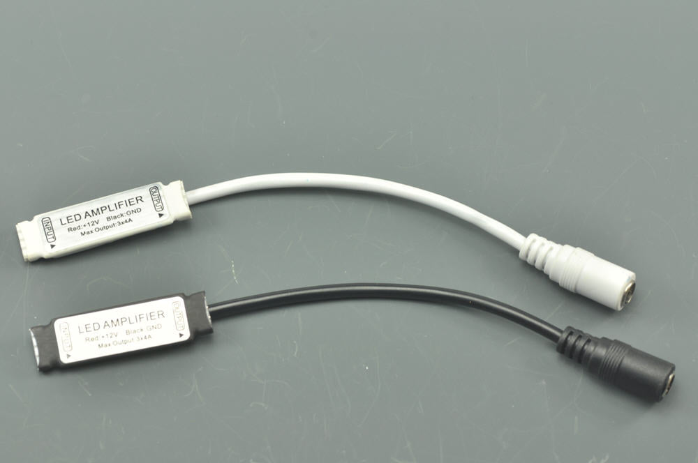 12V Mini  RGB  LED Amplifier With  DC 5.5mm x 2.5mm Input