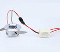 1x3W LED Downlight - Diameter 40mm - 30 Degree Mini Recessed LED Light Small Ceiling Downlight Cabinet LED Light with LED Driver