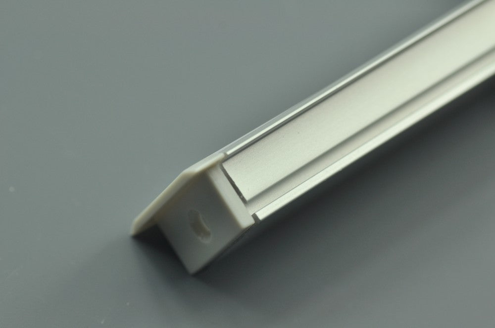 LED Floor Channel Strip light Channel for Floor (WxH):12.2 mm x 8mm 1 meter (39.4inch) With Waterproof Thicken 3mm Diffuser