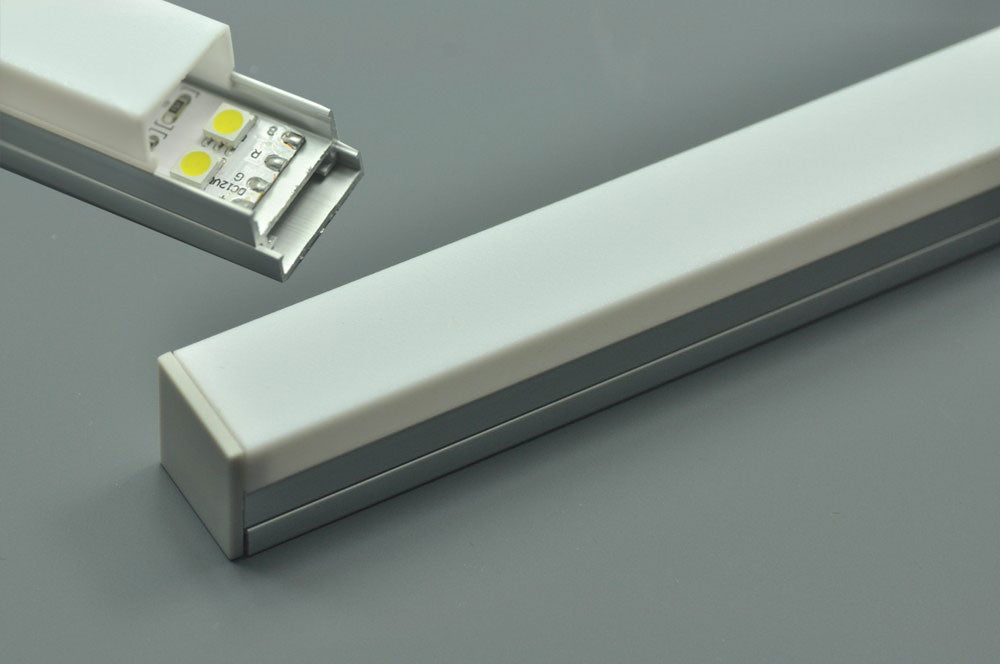 LED Channel  aluminum LED Profile for Ceiling (WxH):16.9 mm x 13 mm 1 meter (39.4inch)  LED Profile