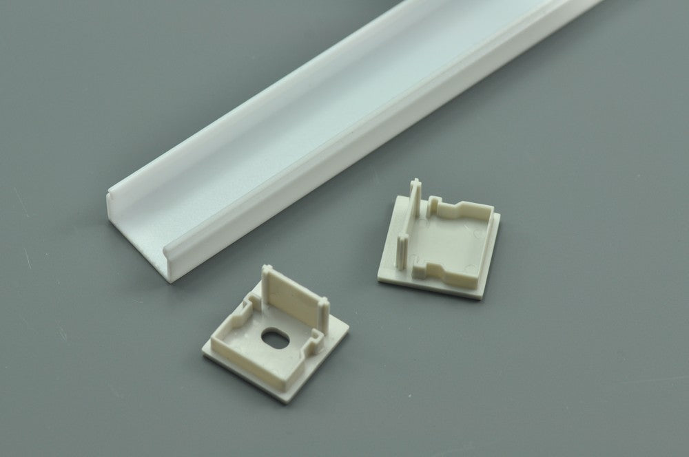 LED Channel  aluminum LED Profile for Ceiling (WxH):16.9 mm x 13 mm 1 meter (39.4inch)  LED Profile