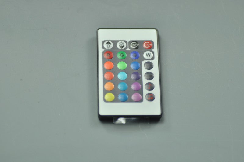 Led Music Controller 24 Keys IR Remote Controller  LED Strip /LED Bulb Sound Sensitive Control Black Aluminum 288 W