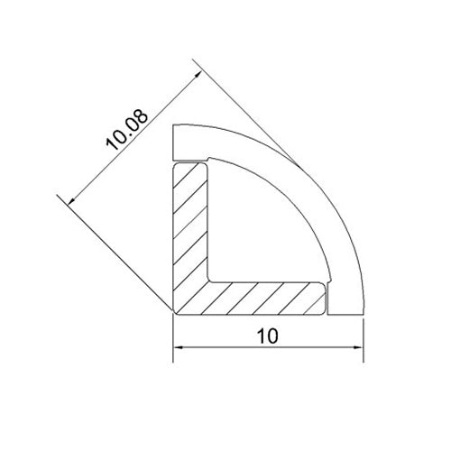 LED  Plastic Channel  Waterproof Led Profile Super Slim Channel (WxH):7 mm x 7mm 1 meter (39.4inch)  LED Channel