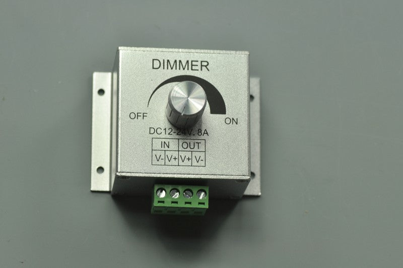 12~24 V DC Single Color LED Dimmer  Aluminum 8A LED Dimmer