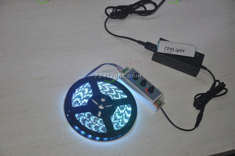 RGB LED Controller Three Color Control 12V  3 Amps Manual RGB Controller For 5050 3528 RGB Strip