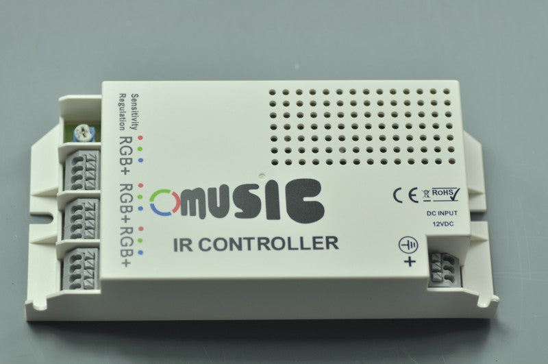 LED Music Controller  Souch Sensitivity With 24 Keys Remote Control  3  RGB Channels 70W
