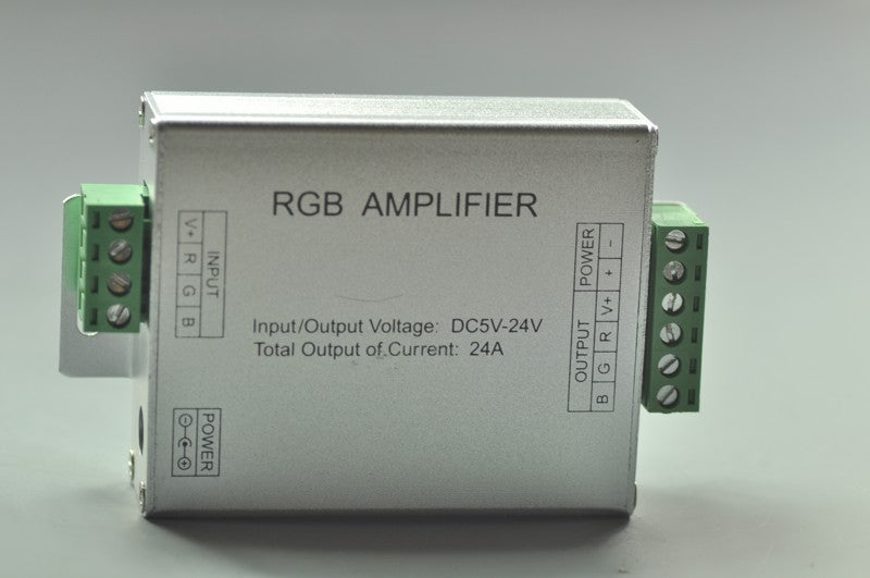 24A  LED RGB AMPLIFIER Controller  For 3528 5050 RGB LED Strip