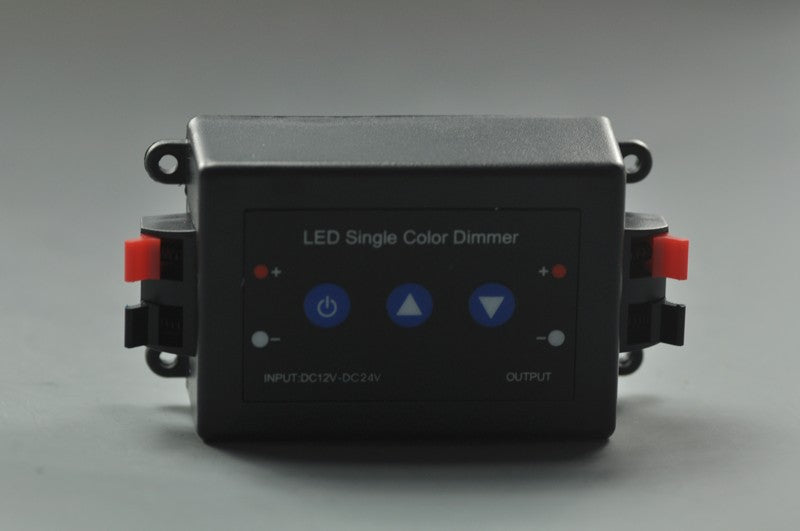 LED Dimmer Single Color  With 3 Keys LED Remote Control 12V-24V  8A Black
