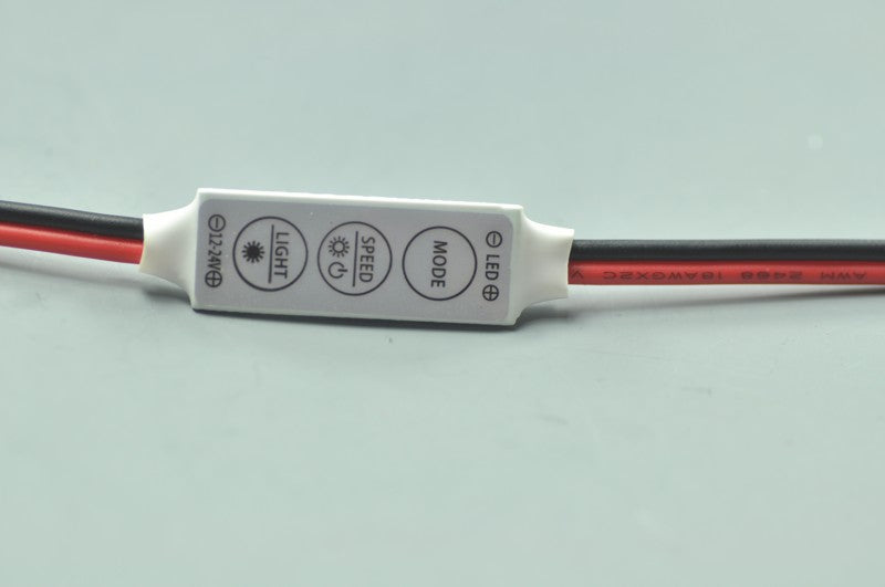 12V  12A Mini 3 Keys Single Color Controller LED  Dimmer for LED  3528 5050 strip light