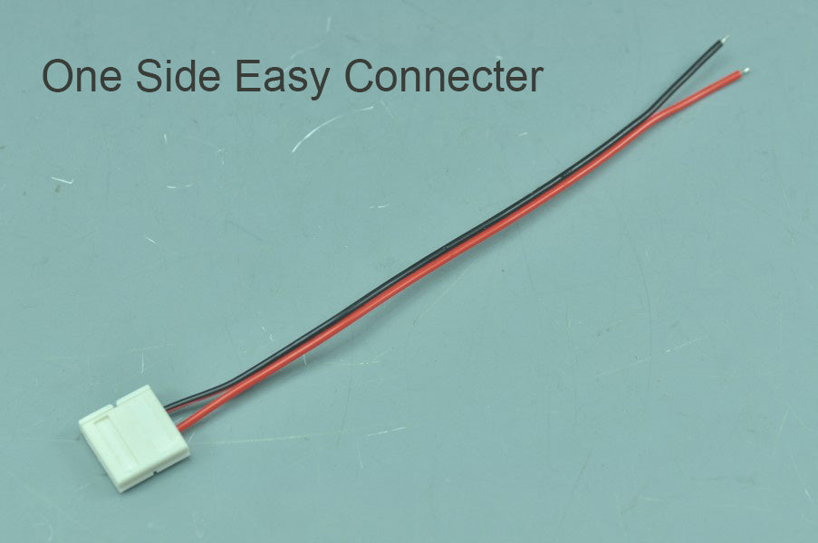 Single Color Strip Light Connecter with Double Easy Clip Single optional Easy Connecter For 5050 3528 5630 10mm  8mm optional led strip light