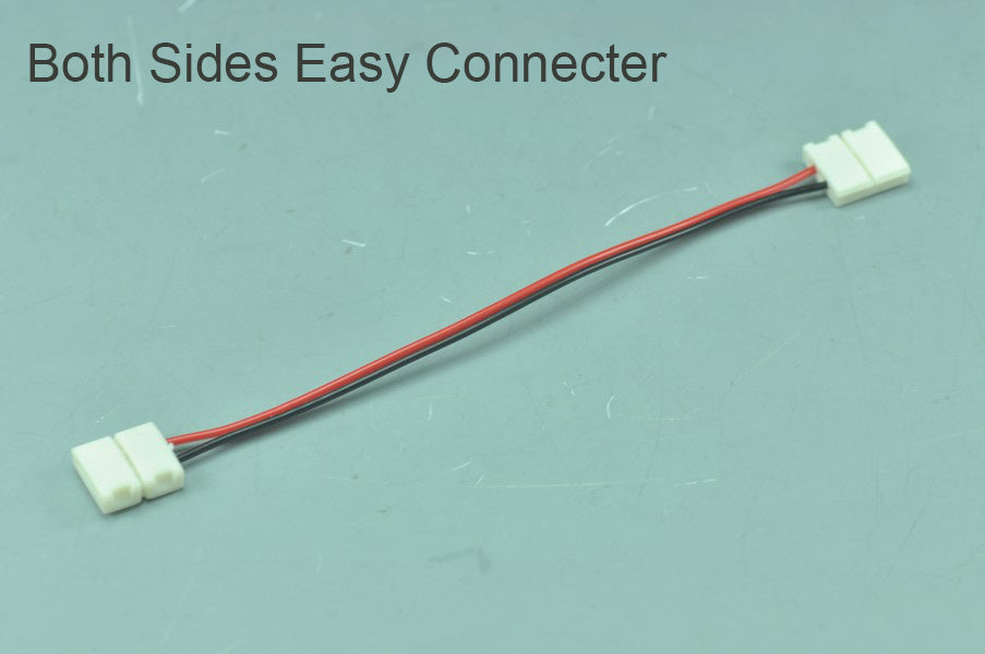 Single Color Strip Light Connecter with Double Easy Clip Single optional Easy Connecter For 5050 3528 5630 10mm  8mm optional led strip light