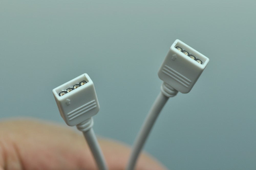 RGB Extension Cable Connect 4pins Female plug led strip lights multi color  5050 3528 Connector Line