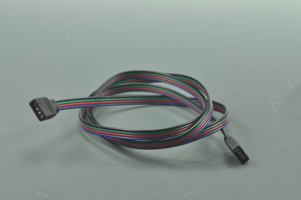 RGB Extension Cable Connect 4pins Female plug led strip lights multi color  5050 3528 Connector Line