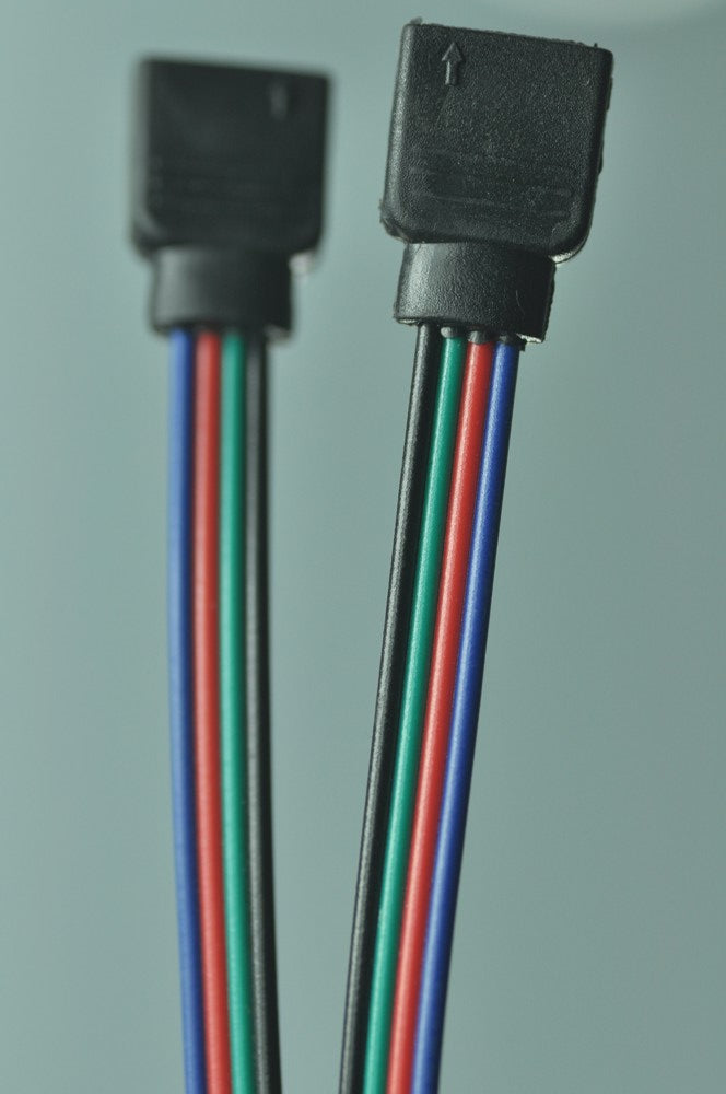 RGB Extension Cable Connect 4pins Female plug led strip lights multi color  5050 3528 Connector Line