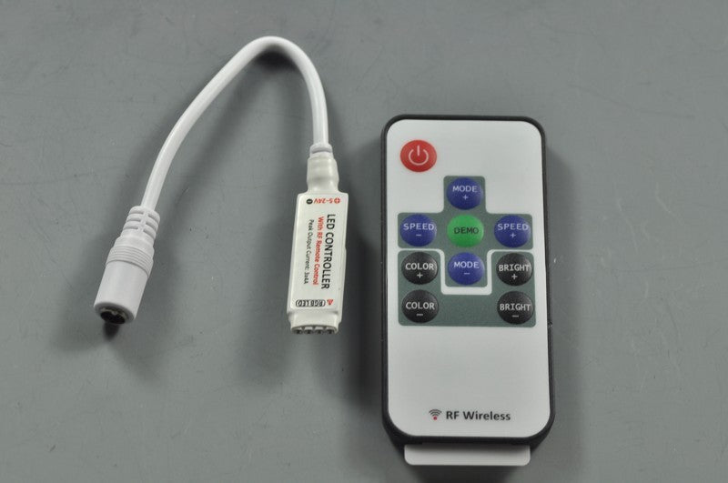 Mini LED RGB Controller Dimmer 12V 6A 3 Keys for 5050 3528 LED Strip Light 19  Modes 20 Color