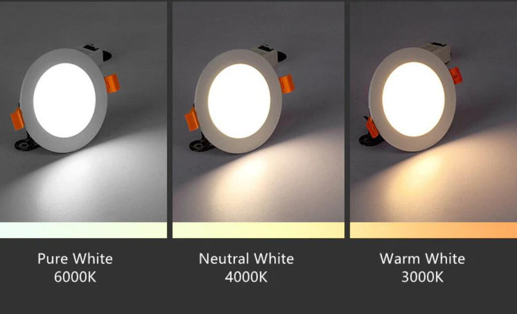 Waterproof IP65 CRI>80 Round LED Downlight Vapor Proof Fit for Shower, Sauna and Outdoor Lighting