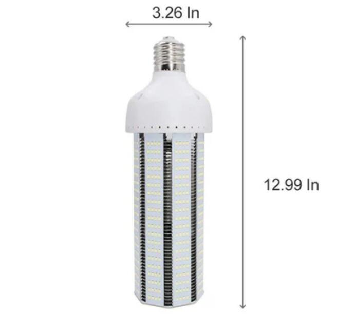 LED Corn Light Bulb, E39 Medium Screw Base, Metal Halide Replacement for Indoor Outdoor Large Area Lighting, Street and Area Light, HID, Hp