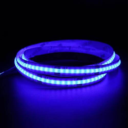Multi-colors FCOB LED Strip 16.4FT/5M Dot Free 432LEDs/M 10W/M 12V RGB LED Light Tape