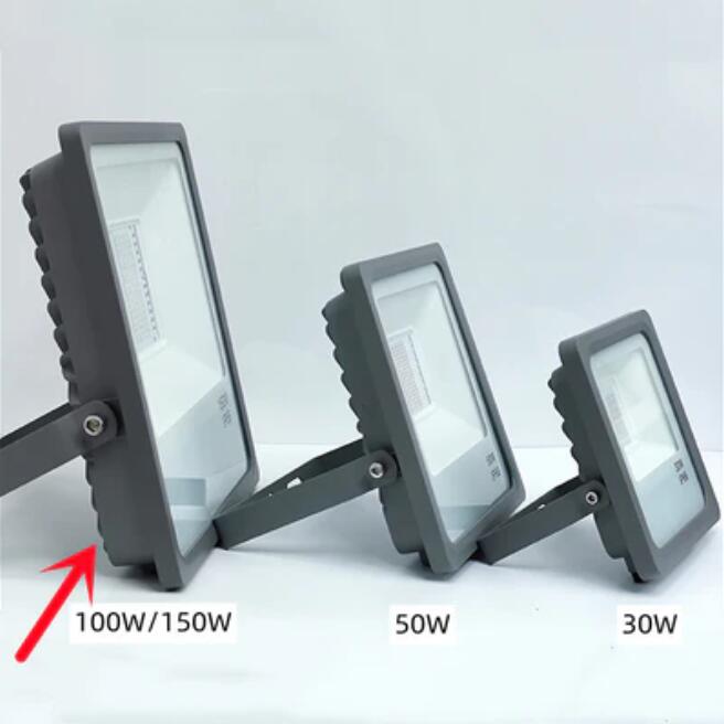 DMX512 RGB LED Flood Light 200W AC110-220V Outdoor IP66 LED WallWasher GREY Aluminum Case Tempering Glass Cover High Lumen Security Light Garden Landscape Lawn Lamp