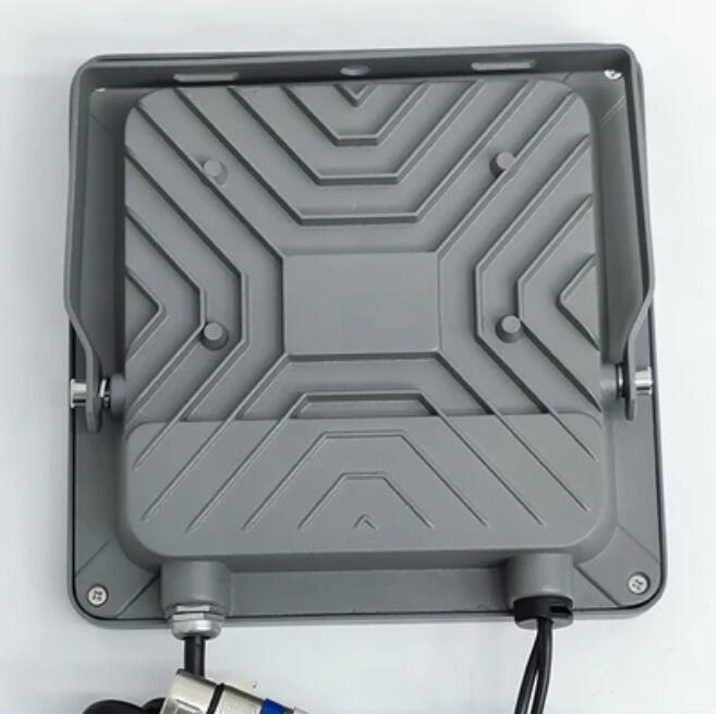 DMX512 RGB LED Flood Light 50W AC110-220V Outdoor IP66 LED WallWasher GREY Aluminum Case Tempering Glass Cover High Lumen Security Light Garden Landscape Lawn Lamp