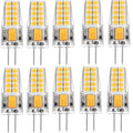 10 Pack G4 LED Light Bulb Bi-Pin Silicon Encapsulation 12V 2.5 W CRI>80 290-310Lumen 20x2835 LEDs 25W Equivalent