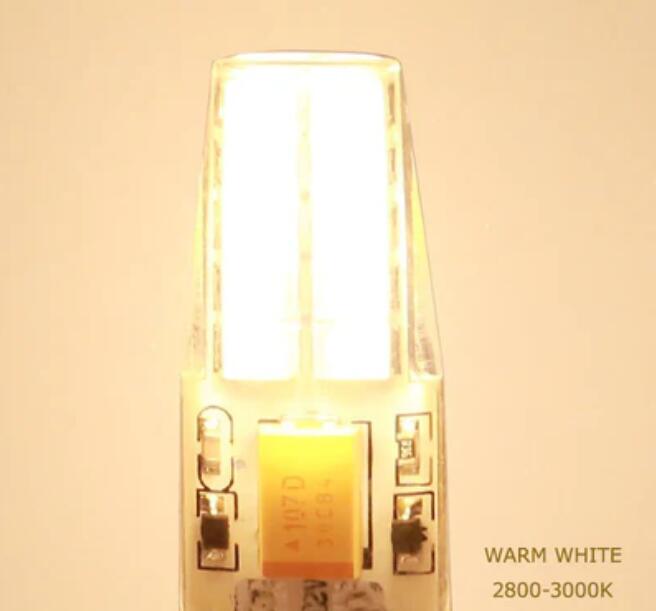 10 Pack G4 LED Light Bulb Bi-Pin Silicon Encapsulation 12V 2.5 W CRI>80 290-310Lumen 20x2835 LEDs 25W Equivalent
