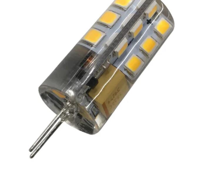 10 Pack G4 LED Light Bulb Bi-Pin Silicon Encapsulation 12V 2.5 W 150-180Lumen 24x2835 LEDs Dimmable 25W Equivalent