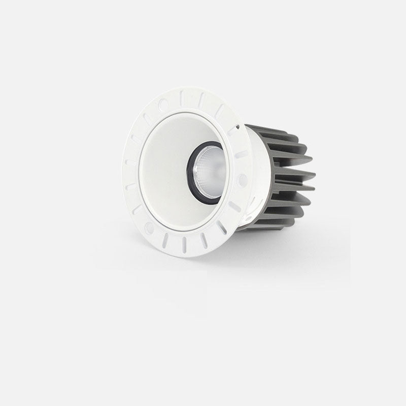 12W HOTEL LIVING ROOM SPOTLIGHT COB ANTI-GLARE HIGH DISPLAY INDEX LED CEILING DOWNLIGHT FRAMELESS EMBEDDED SPOTLIGHT