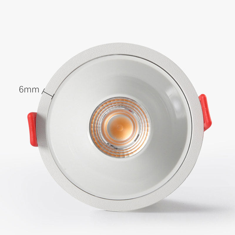 7W EMBEDDED ANTI-GLARE SPOTLIGHTLED CEILING LIGHT HOME LIVING ROOM WALL WASHER LIGHT COB NARROW EDGE DOWNLIGHT