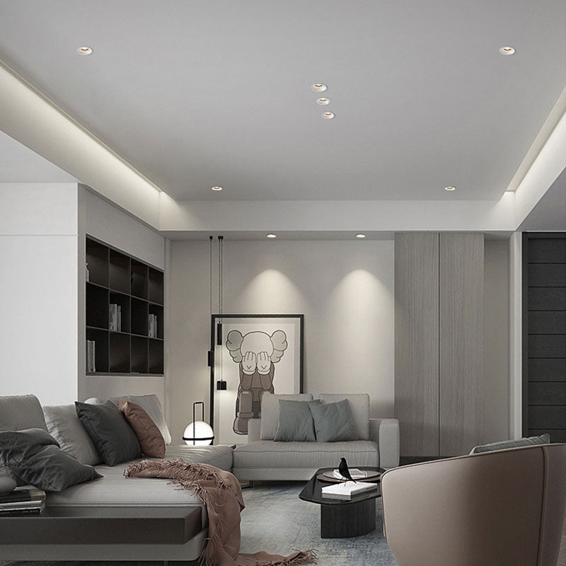 7W EMBEDDED ANTI-GLARE SPOTLIGHTLED CEILING LIGHT HOME LIVING ROOM WALL WASHER LIGHT COB NARROW EDGE DOWNLIGHT