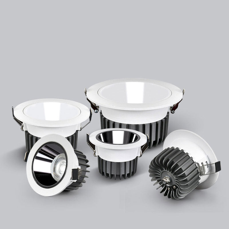 18W SPOTLIGHT LED CEILING LIGHT EMBEDDED CREE HIGH DISPLAY BACKGROUND WALL HOTEL COB DOWNLIGHT ANTI-GLARE