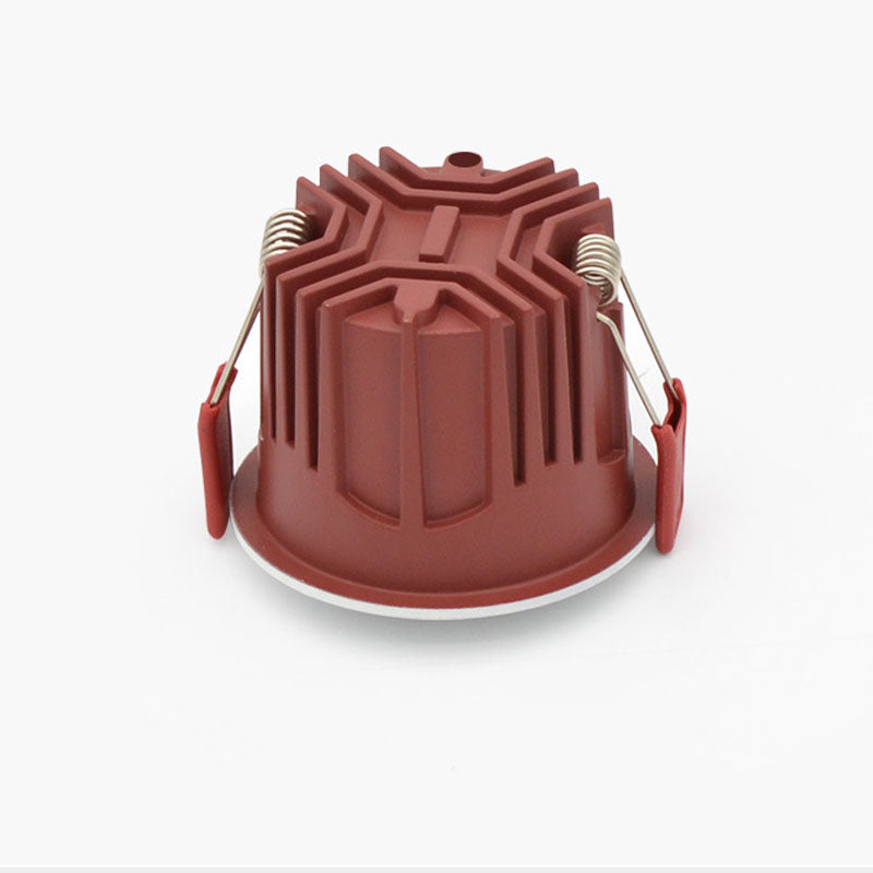 5W LIVING ROOM NARROW BORDER HONEYCOMB ANTI-GLARE SPOTLIGHT EMBEDDED LED ROUND CEILING LIGHT