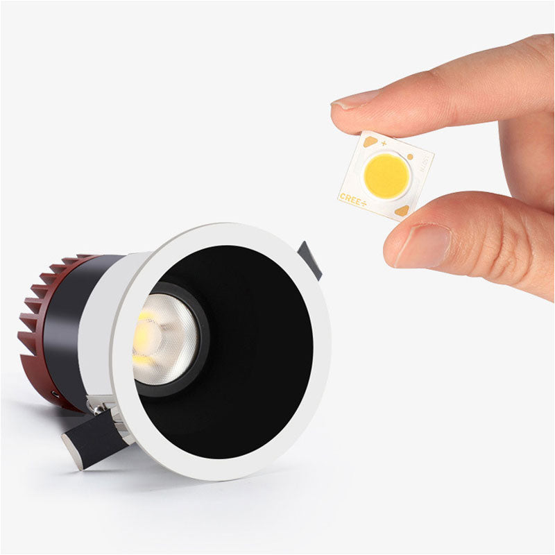7W HOTEL LIVING ROOM DEEP ANTI-GLARE SPOTLIGHT EMBEDDED COB WALL WASHER CREE CHIP HIGH DISPLAY FINGER NARROW EDGE
