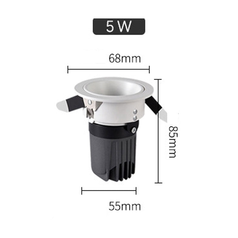 5W CEILING SPOTLIGHT WHOLESALE EMBEDDED COB HOTEL LIGHT DEEP ANTI-GLARE WALL WASHER SPOTLIGHT