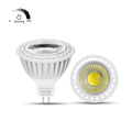 4Pack 3W/5W/7W 12V AC/DC LED Spotlight MR16 LED Bulb Light GU5.3 Bi-Pin Base White Aluminum Housing 30° Beam Angle