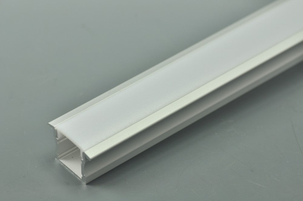 LED Aluminium Extrusion Width 12.2mm  Recessed LED Aluminum Channel 1 meter(39.4inch)  LED Profile With  23.3mm Flange