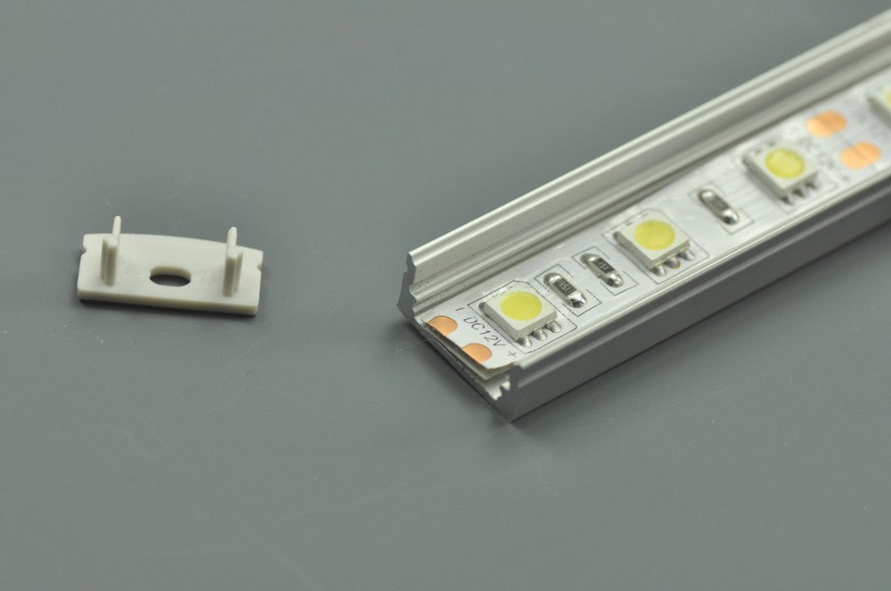 Wholesale LED Aluminium Channel 8mm Recessed U Type LED Aluminum Channel 1 meter(39.4inch)  LED Profile Inside Width 12.2mm