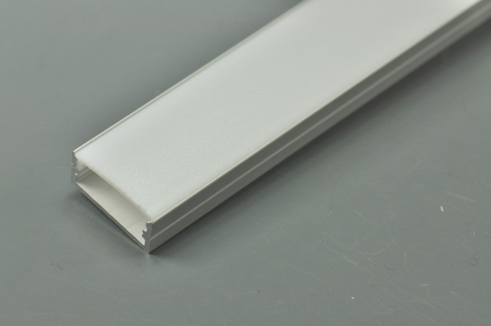 2 meter 78.7" LED U Double 5050 Strip Aluminium Channel PB-AP-GL-014  10 mm(H) x 20 mm(W) For Max Recessed 20mm Strip Light LED Profile ssed 10mm Strip Light LED Profile