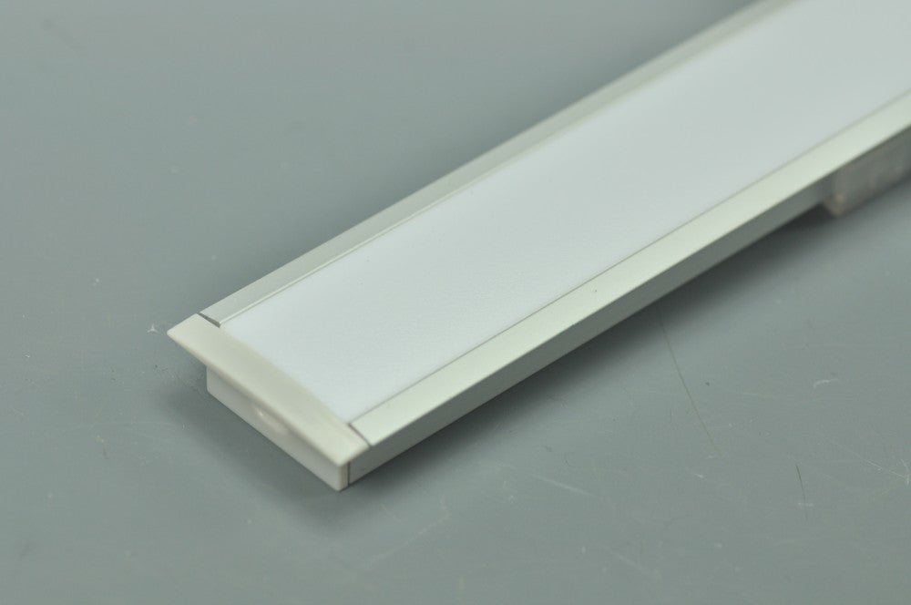 Super wide 23.5mm Strip Recessed  LED Aluminium Extrusion Recessed LED Aluminum Channel 1 meter(39.4inch)  LED Profile