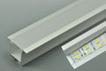 LED Aluminium Extrusion 18.6mm  Recessed LED Aluminum Channel 1 meter(39.4inch)  With Wings