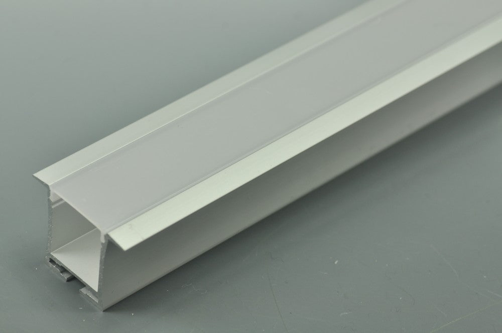 LED Aluminium Extrusion 18.6mm  Recessed LED Aluminum Channel 1 meter(39.4inch)  With Wings