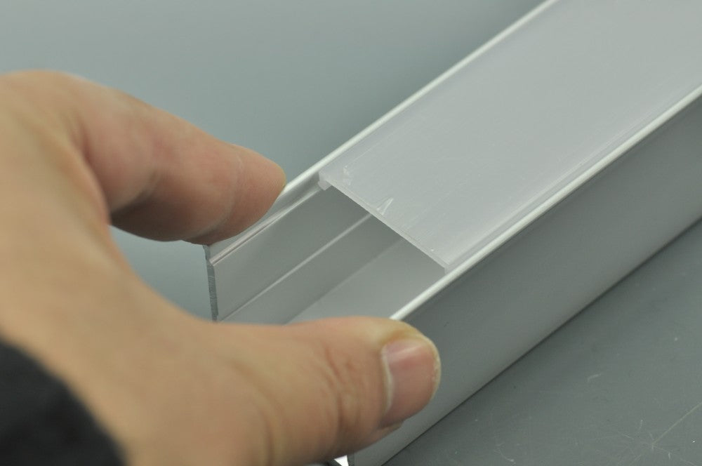 Super Width 35mm LED Aluminium Extrusion Recessed LED Aluminum Channel 1 meter(39.4inch)  LED Profile