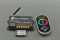 2.4G Full Color LED RGB Strip RFController DC12V-24V 3Channels 24A Touchable Remote Controller