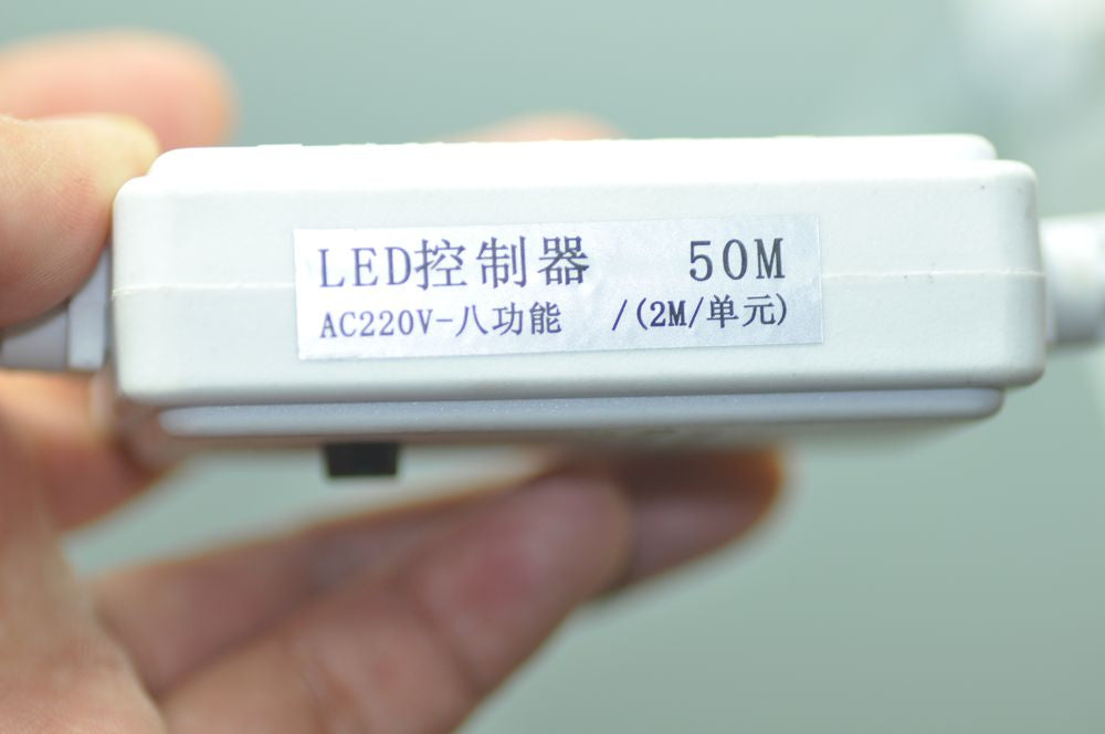 AC LED RGB controller 220V-230V  With 8-Mode For 3528 5050 RGB Strip Light