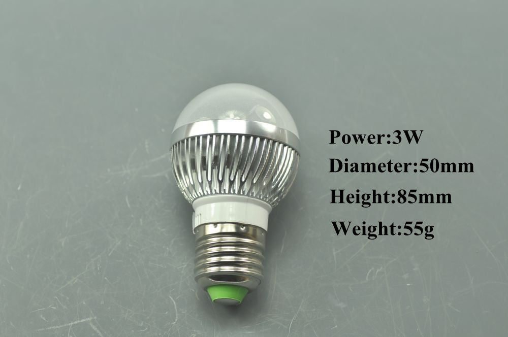 Ultra Bright 3W 4W 5W 7W E27 Dimmable Globe LED bulb light lamp 80-265V