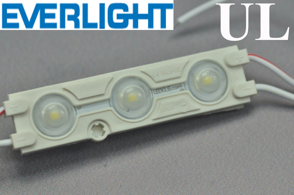 Everlight SMD2835 LED Modules UL certification 0.72W LED Modules String 66mm*15mm 12V Everlight LED Modules Waterproof Side View Emitting Module