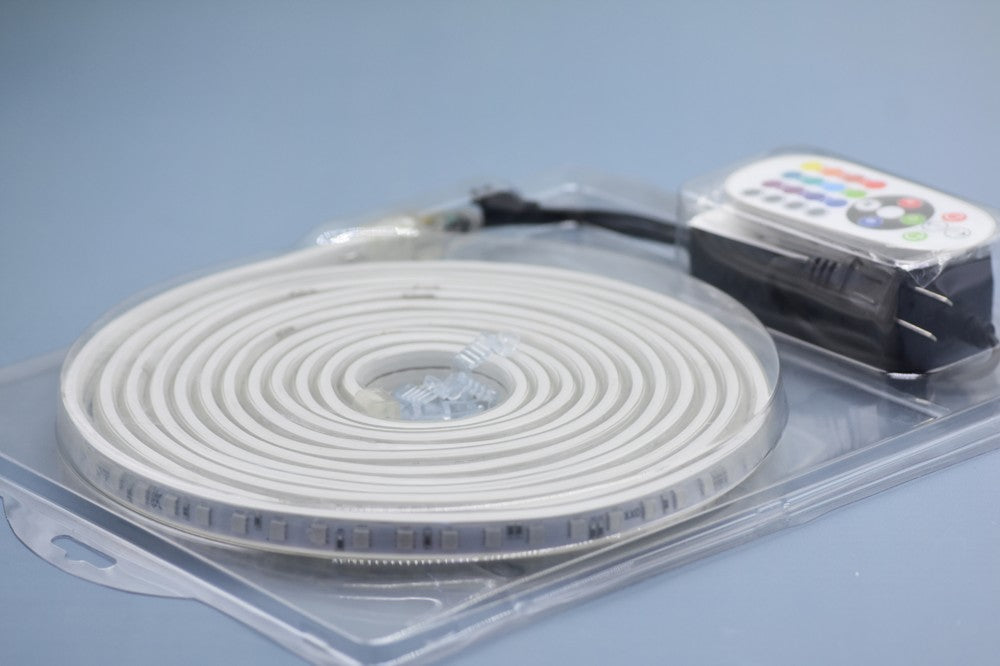 Waterproof Commercial RGB LED Strip Light 5050 Colour Changing 110V Rope string